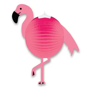 Papierový lampión Plameniak priemer 25 cm